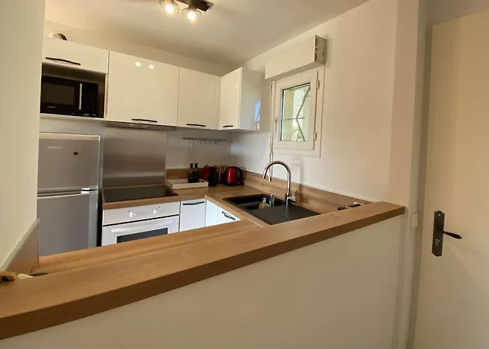 Sm320-81 Maxime Appt 3 Pieces Avec Jardin Et Parking Privatif Domaine Avec Piscine Sainte-Maxime